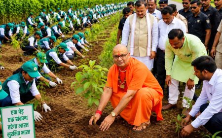 मुख्यमंत्री योगी आदित्यनाथ का 55वां जन्मदिन एवं विश्व पर्यावरण दिवस: श्रद्धा, सेवा और पर्यावरण संरक्षण का अद्वितीय समारोह