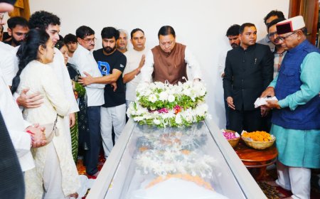मुख्यमंत्री पुष्कर सिंह धामी ने दिवंगत निशानेबाज जसपाल राणा को दी श्रद्धांजलि