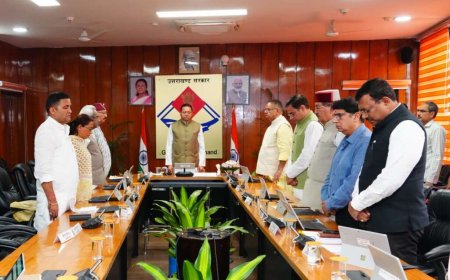 देहरादून: धामी कैबिनेट बैठक में पूर्व मुख्यमंत्री एवं पद्मश्री निशानेबाज को श्रद्धांजलि