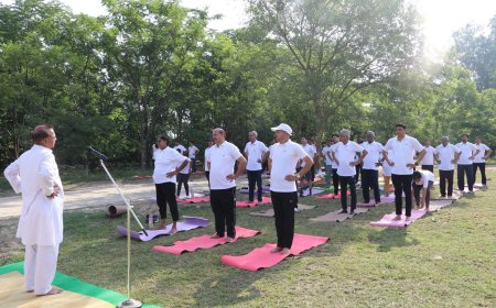 यूकॉस्ट में उत्साह और ऊर्जा के साथ मनाया गया अंतरराष्ट्रीय योग दिवस