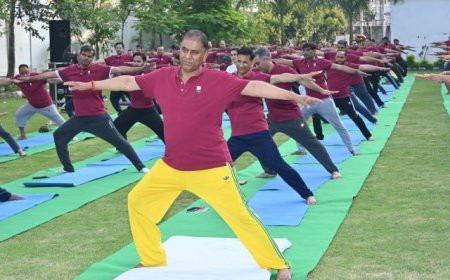 अन्तराष्ट्रीय योग दिवस 2023: पिटकुल में निदेशक पी0सी0 ध्यानी के नेतृत्व में रोचक योगाभ्यास कार्यक्रम