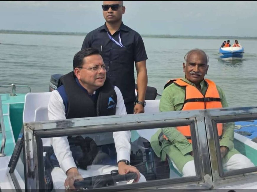 उत्तराखंड के गोवा बीच में पहुंचे सीएम धामी: क्याकिंग और कैनोइंग प्रतियोगिता की तैयारियों का निरीक्षण
