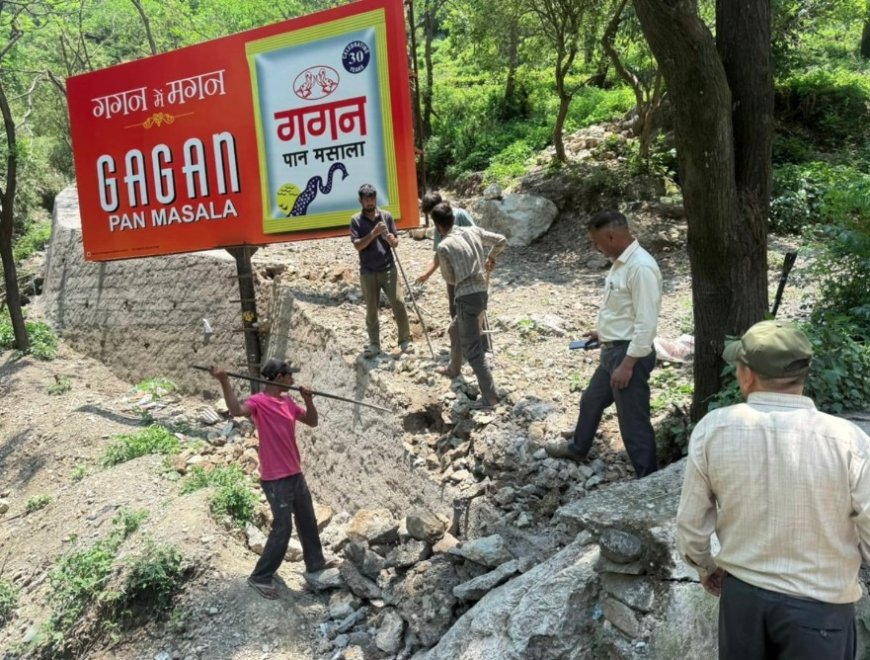 सहसपुर एवं मसूरी क्षेत्र में अवैध निर्माण और प्लॉटिंग का ध्वस्तीकरण: सख्त कार्रवाई