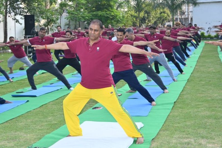 अन्तराष्ट्रीय योग दिवस 2023: पिटकुल में निदेशक पी0सी0 ध्यानी के नेतृत्व में रोचक योगाभ्यास कार्यक्रम