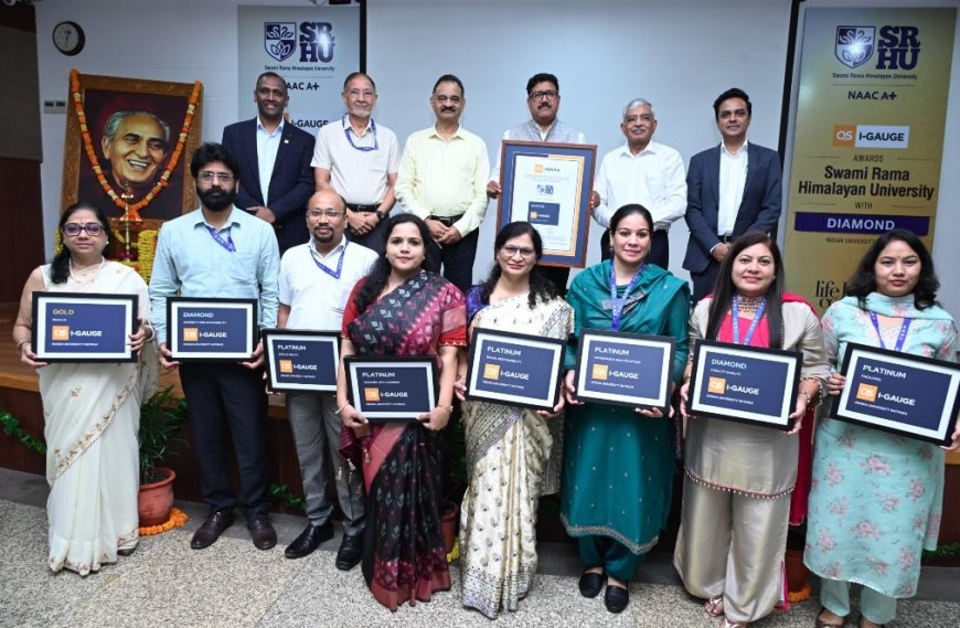 शिक्षा की गुणवत्ता पर फड़ी ‘डायमंड’ की मुहर: एसआरएचयू की नई उपलब्धि