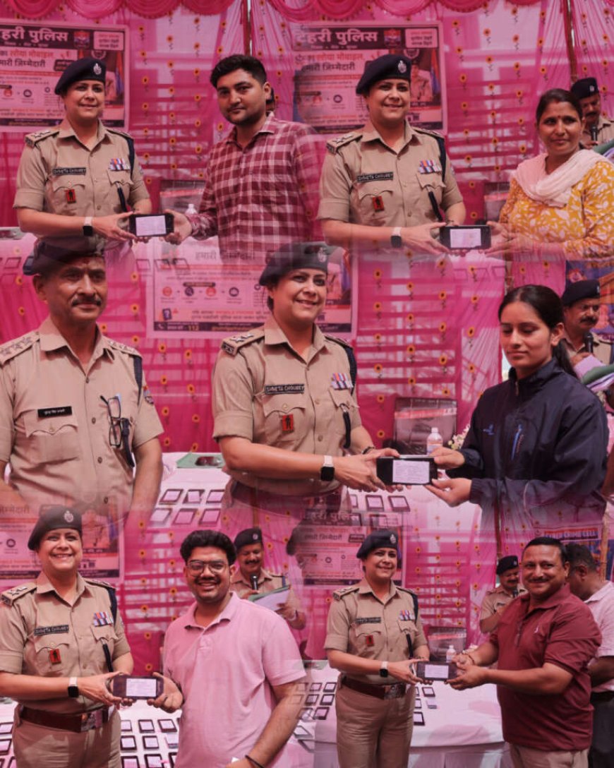 उत्तराखंड की पुलिस ने 147 गुमशुदा मोबाइल लौटाकर लौटाई खुशियां
