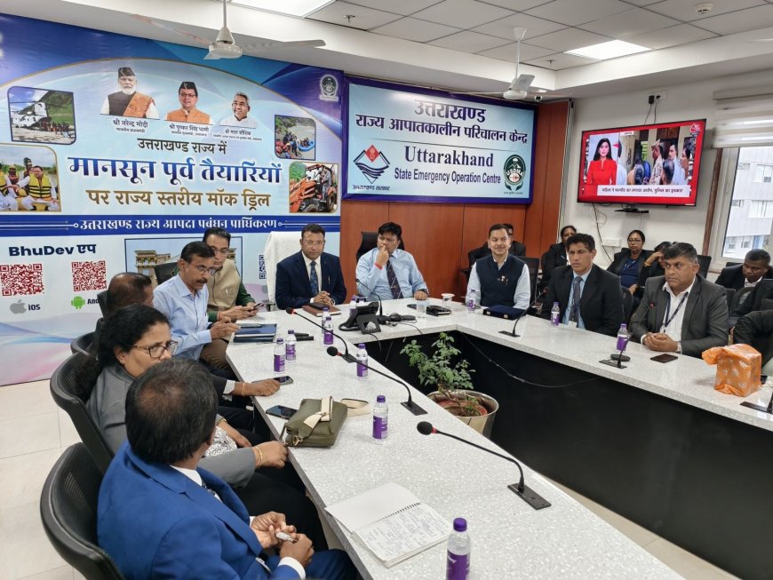 उत्तराखण्ड का आपदा प्रबंधन माॅडल: श्रीलंका के अधिकारियों को भाया, यूएसडीएमए का भ्रमण