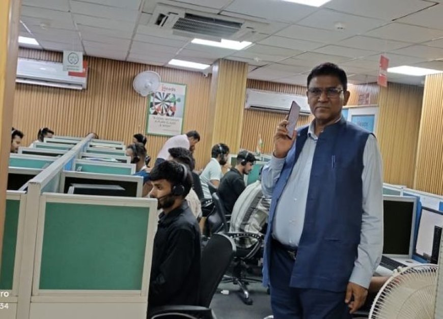 रात्रि 12 बजे UPCL उपभोक्ता शिकायत काल सेंटर का निरीक्षण - पी सी ध्यानी का औचक दौरा