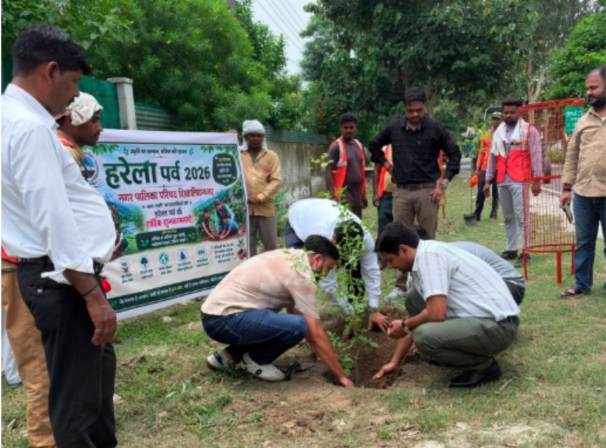 हरिद्वार-रुड़की विकास प्राधिकरण द्वारा बड़े पैमाने पर पौधारोपण का आयोजन