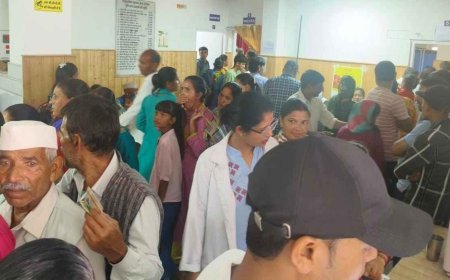 बेलेश्वर में स्वास्थ्य शिविर समाप्त, 1,122 नागरिकों ने लिया फायदा