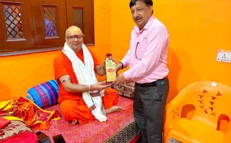 रायवाला के नृसिंह वाटिका आश्रम में हरीश कोठारी ने लिया भगवान नृसिंह देव का आशीर्वाद
