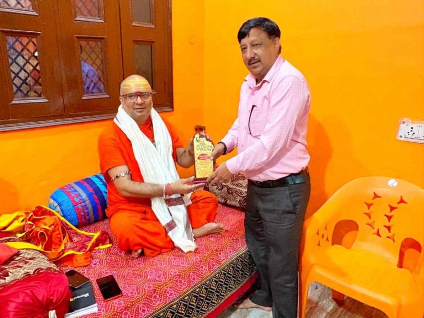 रायवाला के नृसिंह वाटिका आश्रम में हरीश कोठारी ने लिया भगवान नृसिंह देव का आशीर्वाद